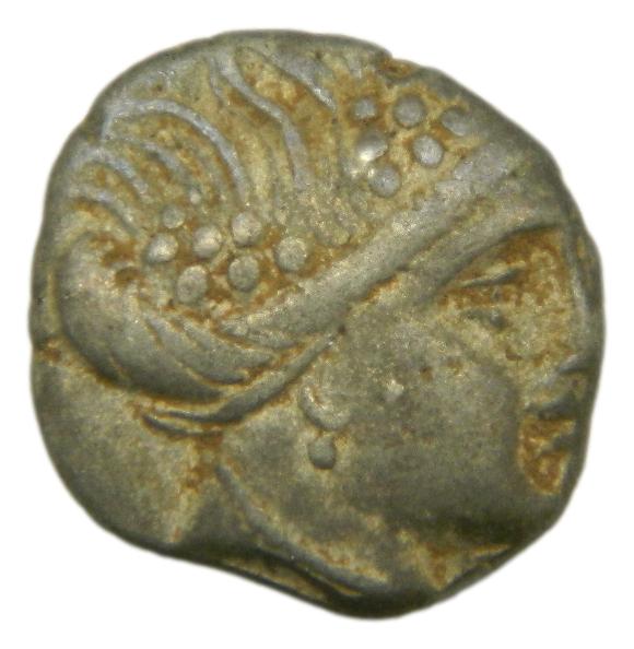 TETROBOLO - GRECIA - NINFA HISTAIA - 340-333 aC