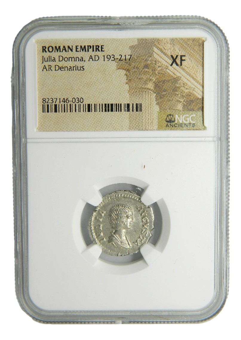 DENARIO - JULIA DOMNA - 193-217 dC - NGC - XF