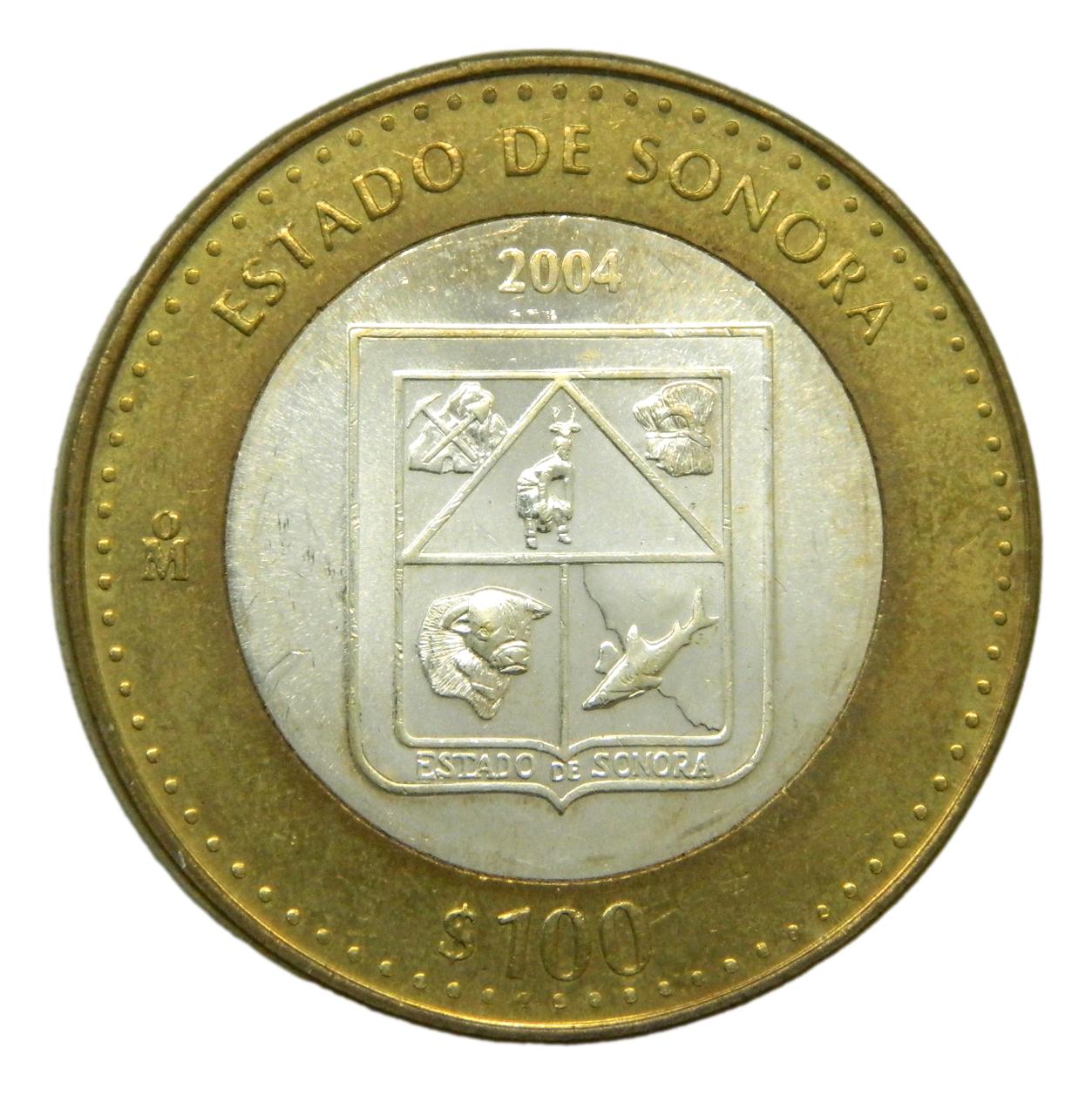 2004 - MEXICO - 100 PESOS - SONORA