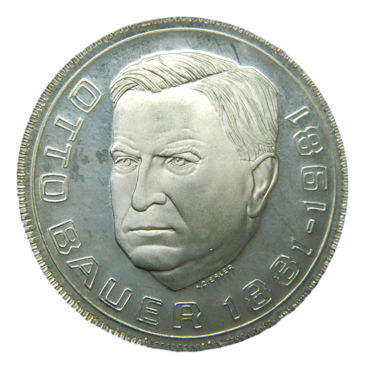 1981 - AUSTRIA - 500 SCHILLING - OTTO BAUER - PLATA