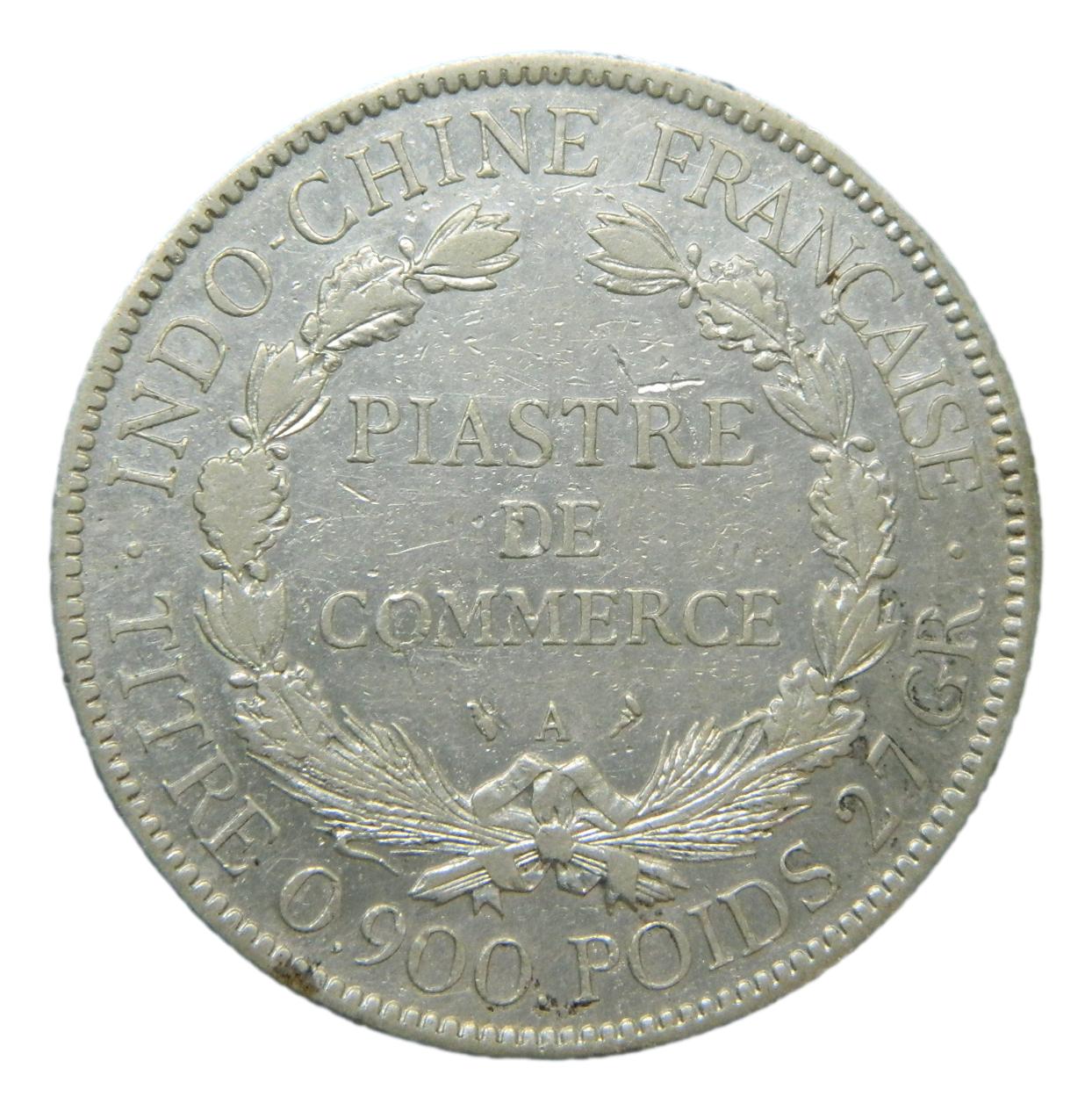 1907 - FRANCIA INDO-CHINA - PIASTRE - PLATA - EBC-