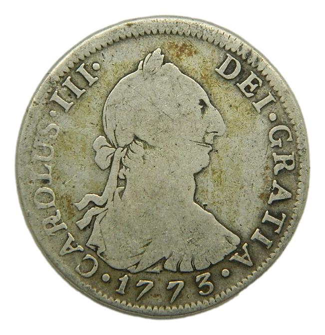 1773 JR - CARLOS III - 4 REALES - POTOSI - BC-