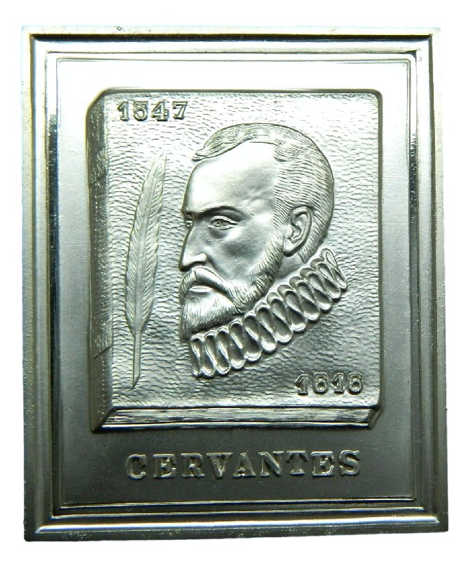 1979 - LINGOTE PLATA 999 - MIGUEL DE CERVANTES - 7