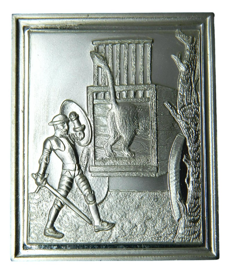 1979 - LINGOTE PLATA 999 - MIGUEL DE CERVANTES - 10