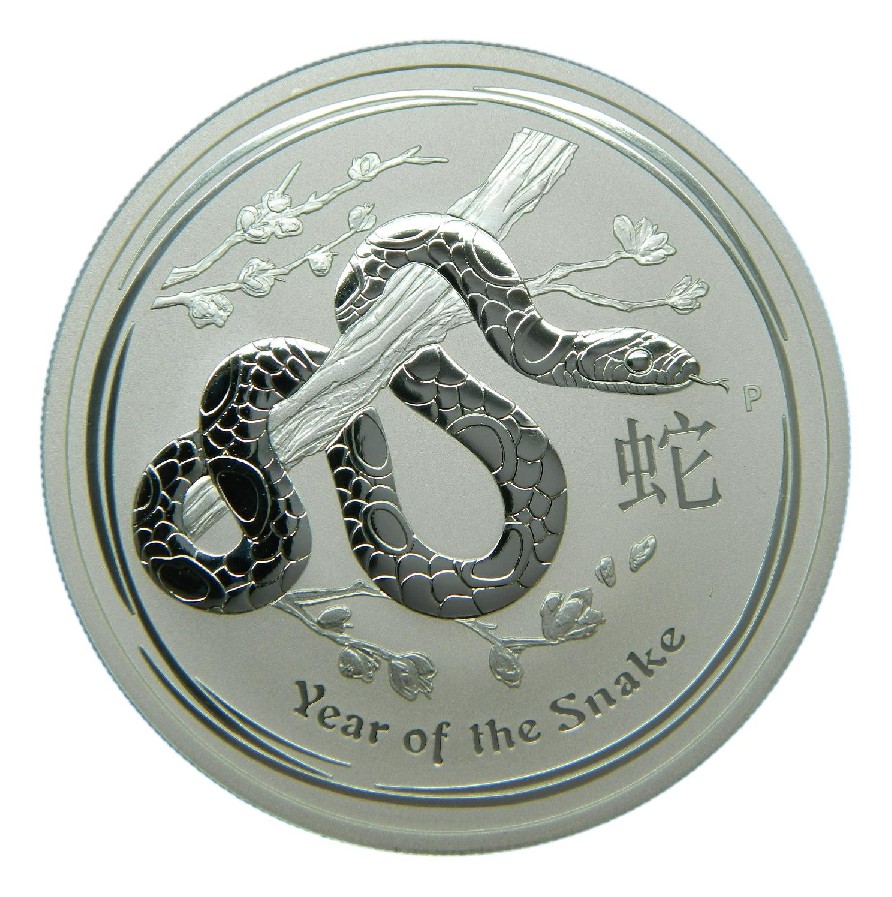 2013 - AUSTRALIA - 2 ONZAS PLATA - SERPIENTE - SNAKE