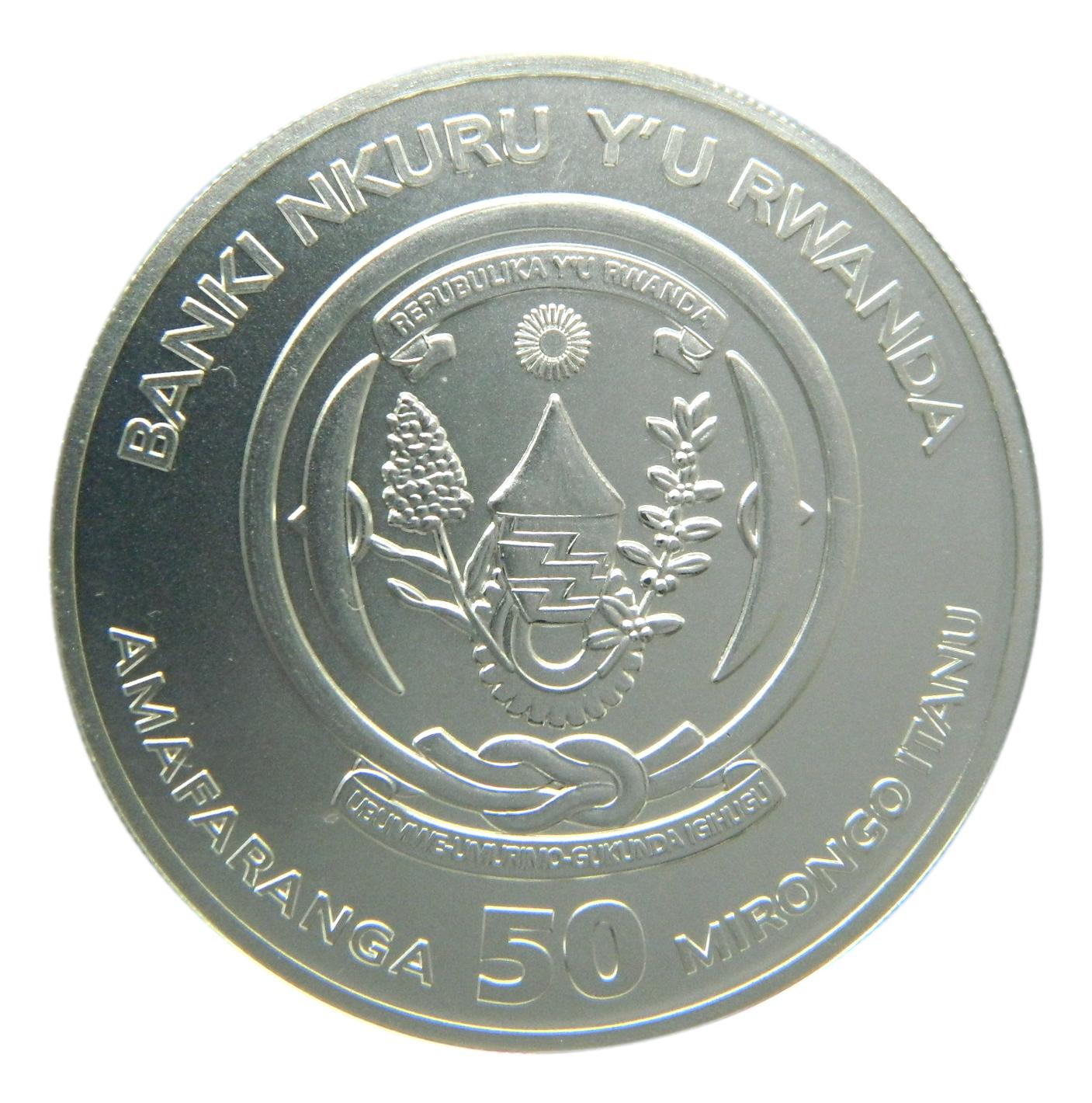2025 - RWANDA - ONZA PLATA LUNAR - SERPIENTE