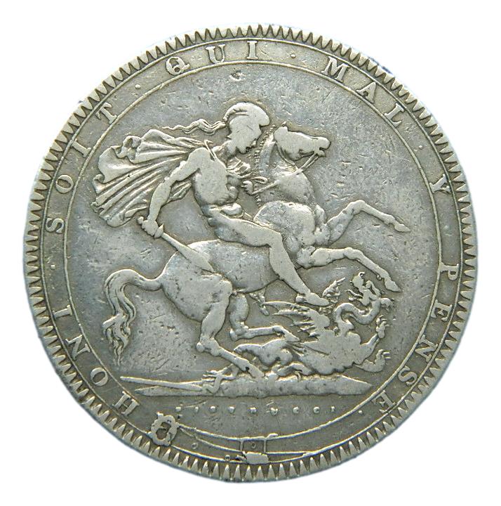 1819 LIX - GRAN BRETAÑA - 1 CROWN - GEORGIUS III