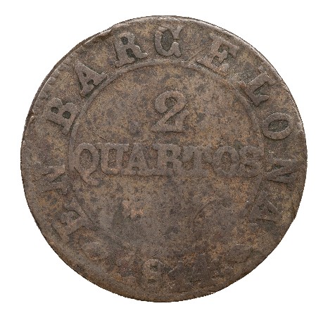1814 - JOSE NAPOELON - 2 CUARTOS - BARCELONA - BC