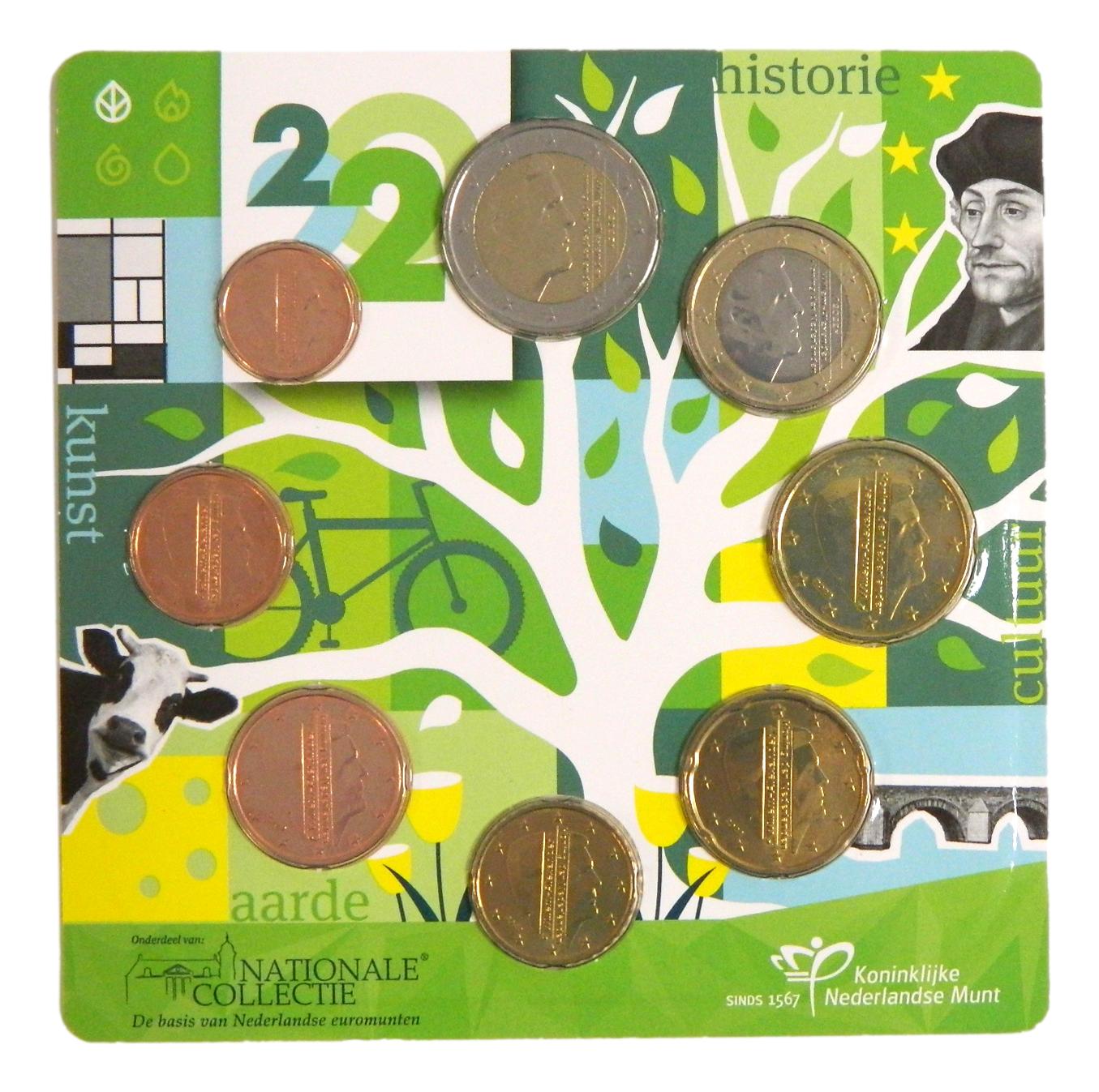 2022 - HOLANDA - EUROSET - 8 MONEDAS - NUEVO MODELO