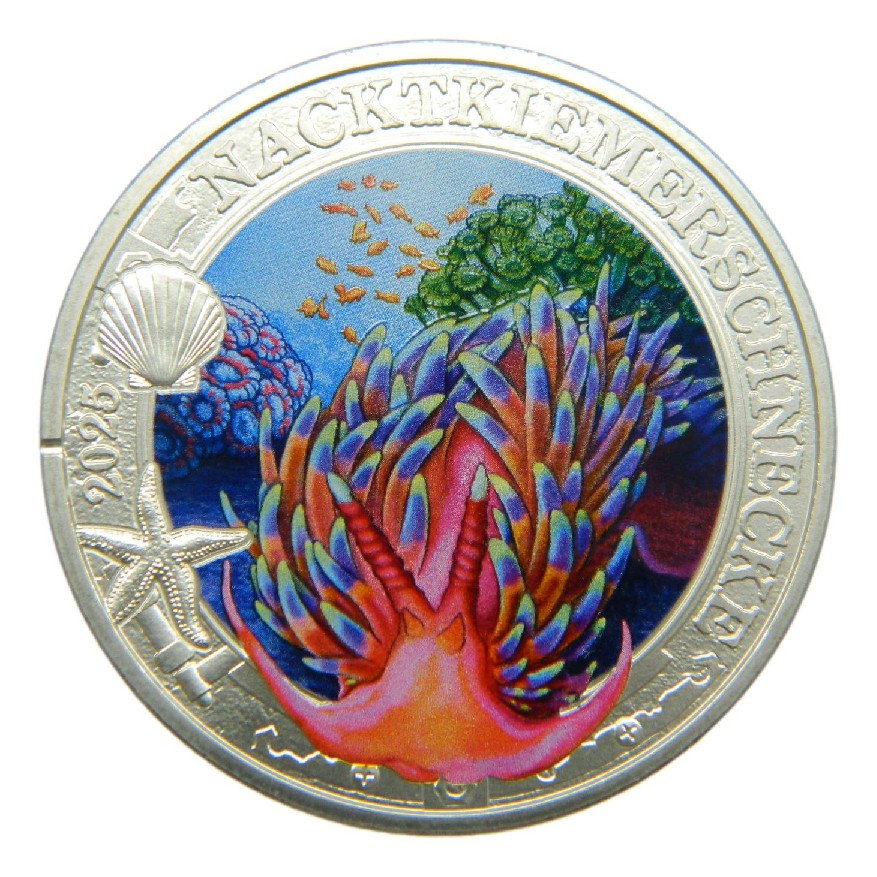 2025 - AUSTRIA - 3 EURO - NUDIBRANQUIO