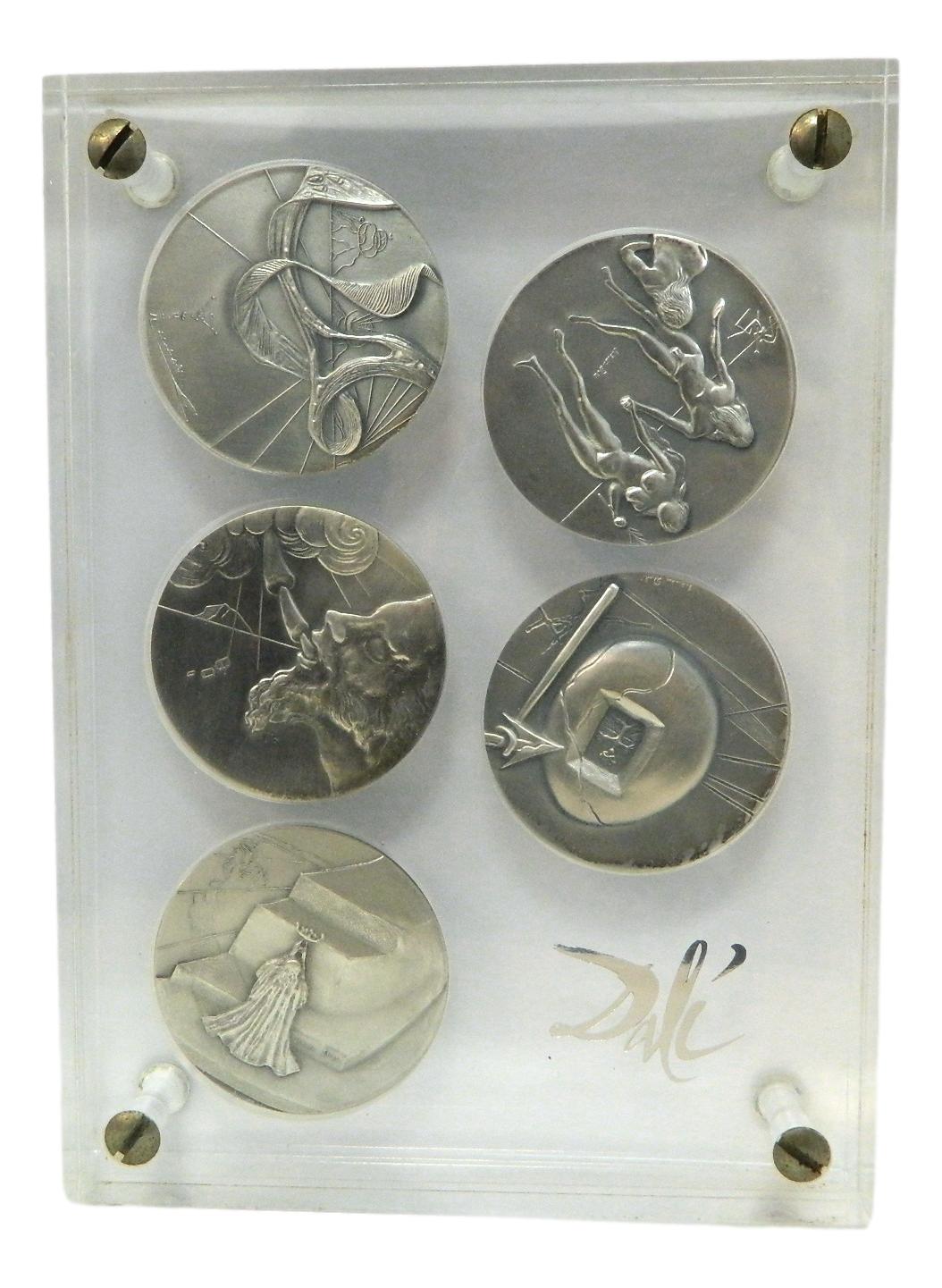1975 - COLECCION 5 MEDALLAS - SALVADOR DALI