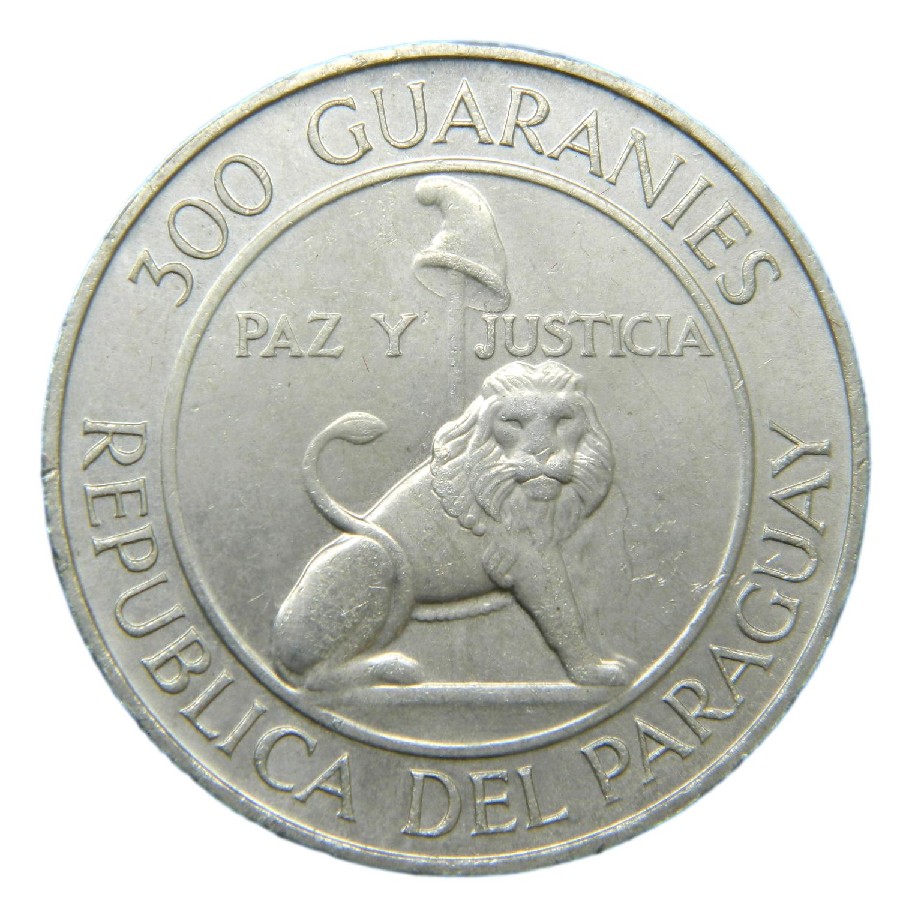 1973 - PARAGUAY - 300 GUARANIES - STROESSNER - PLATA