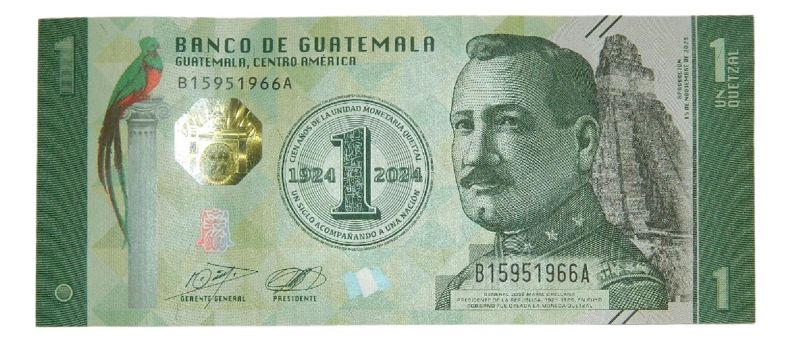 2024 - GUATEMALA - BILLETE - 1 QUETZAL - SC