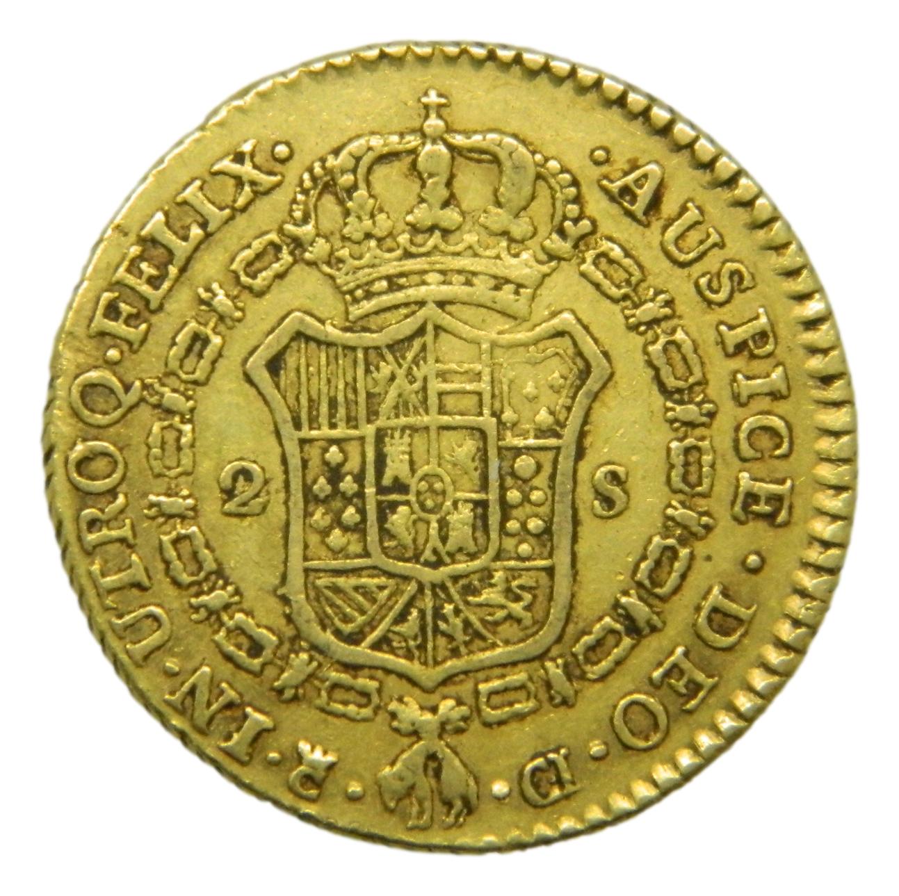 1812 CI - FERNANDO VII - 2 ESCUDOS - CADIZ - MBC
