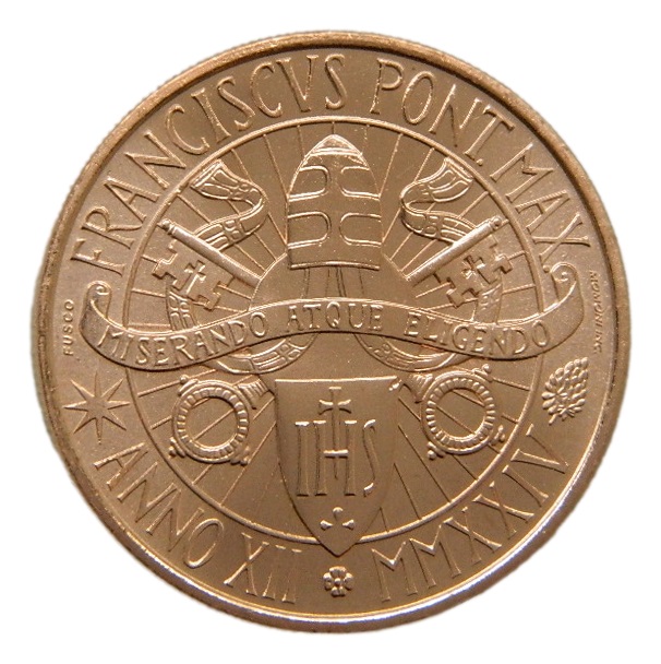 2024 - VATICANO - 20 EURO - EL GALLO DE SAN PEDRO - CON CAJA