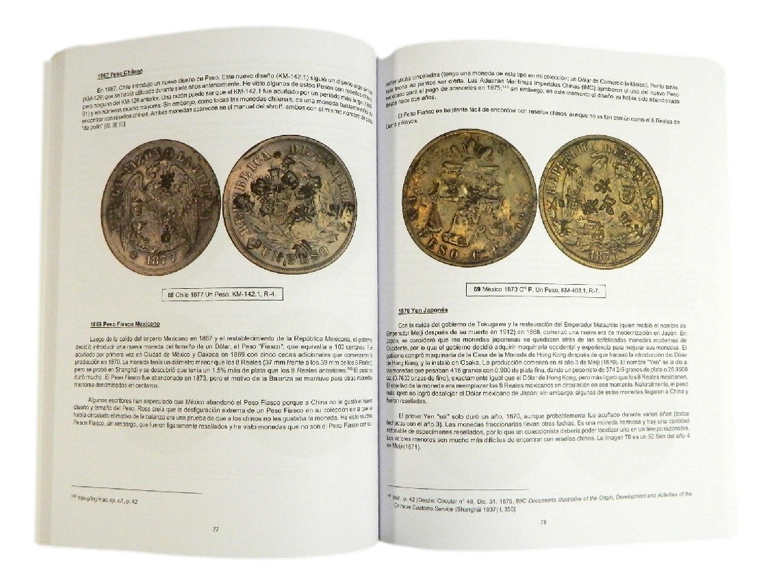 CATALOGO - HISTORIA DE LA MONEDA CON RESELLOS CHINOS