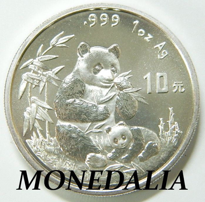 1996 - CHINA - 10 YUAN - PANDA - 1 ONZA