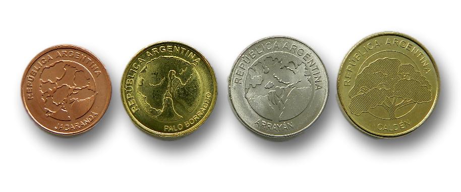 2017- 2018 - ARGENTINA - SERIE 4 MONEDAS - PESOS