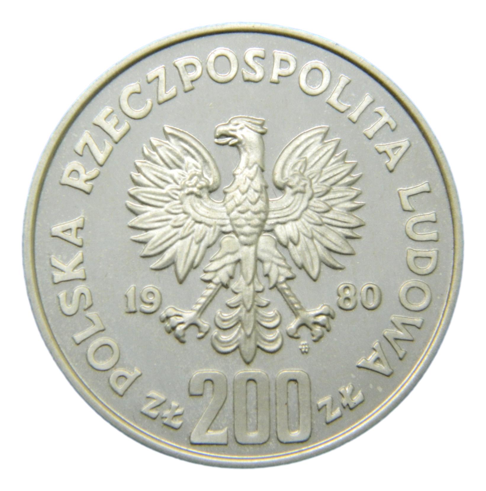 1980 - POLONIA - 200 ZLOTYCH - PROOF - S6