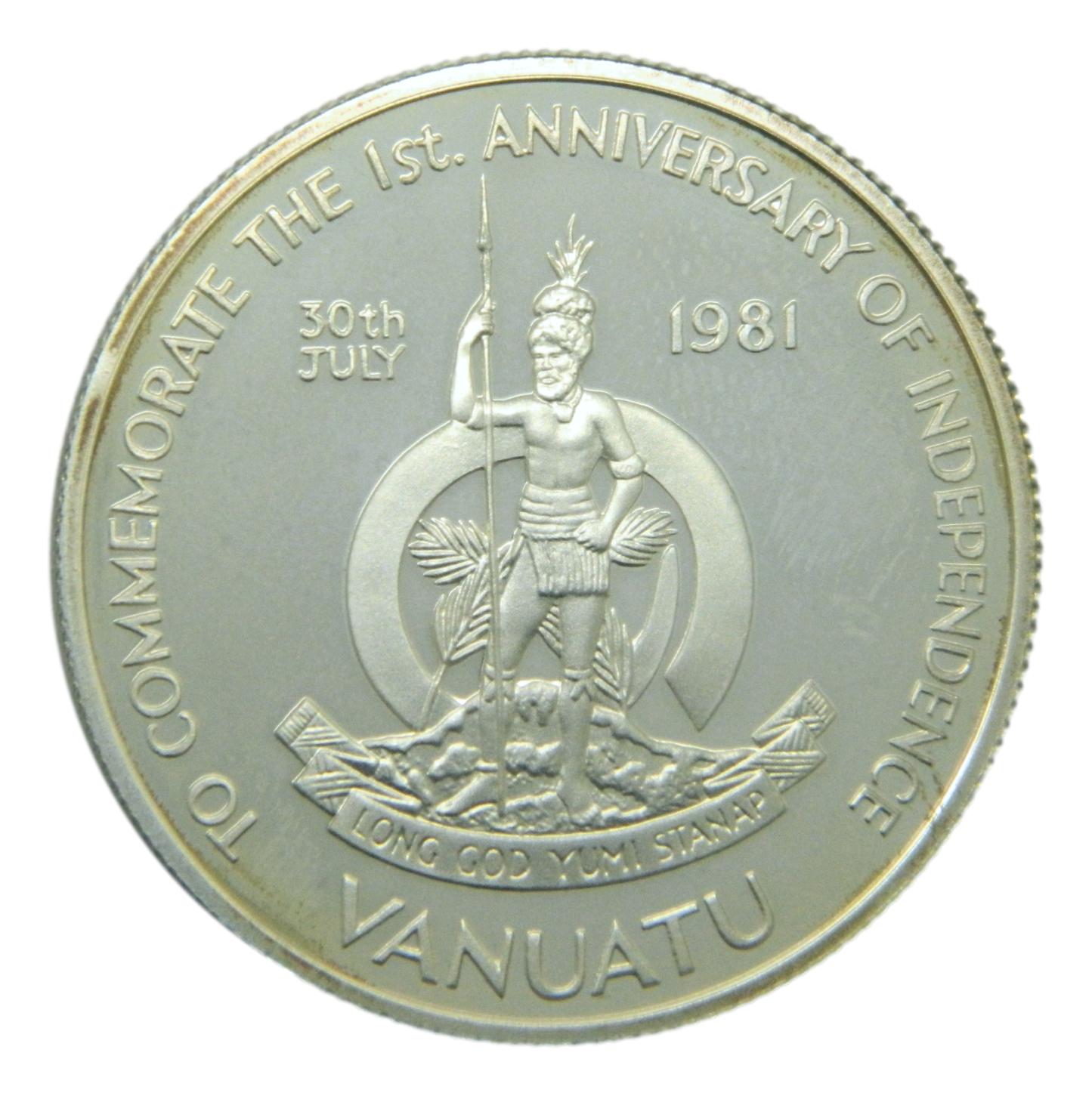 1981 - VANUATU - 50 VATU - PLATA - S6