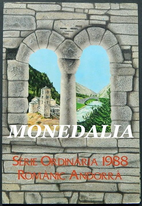 1988 - ANDORRA - 1, 2, 5 Y 10 DINERS - ROMANIC ANDORRA