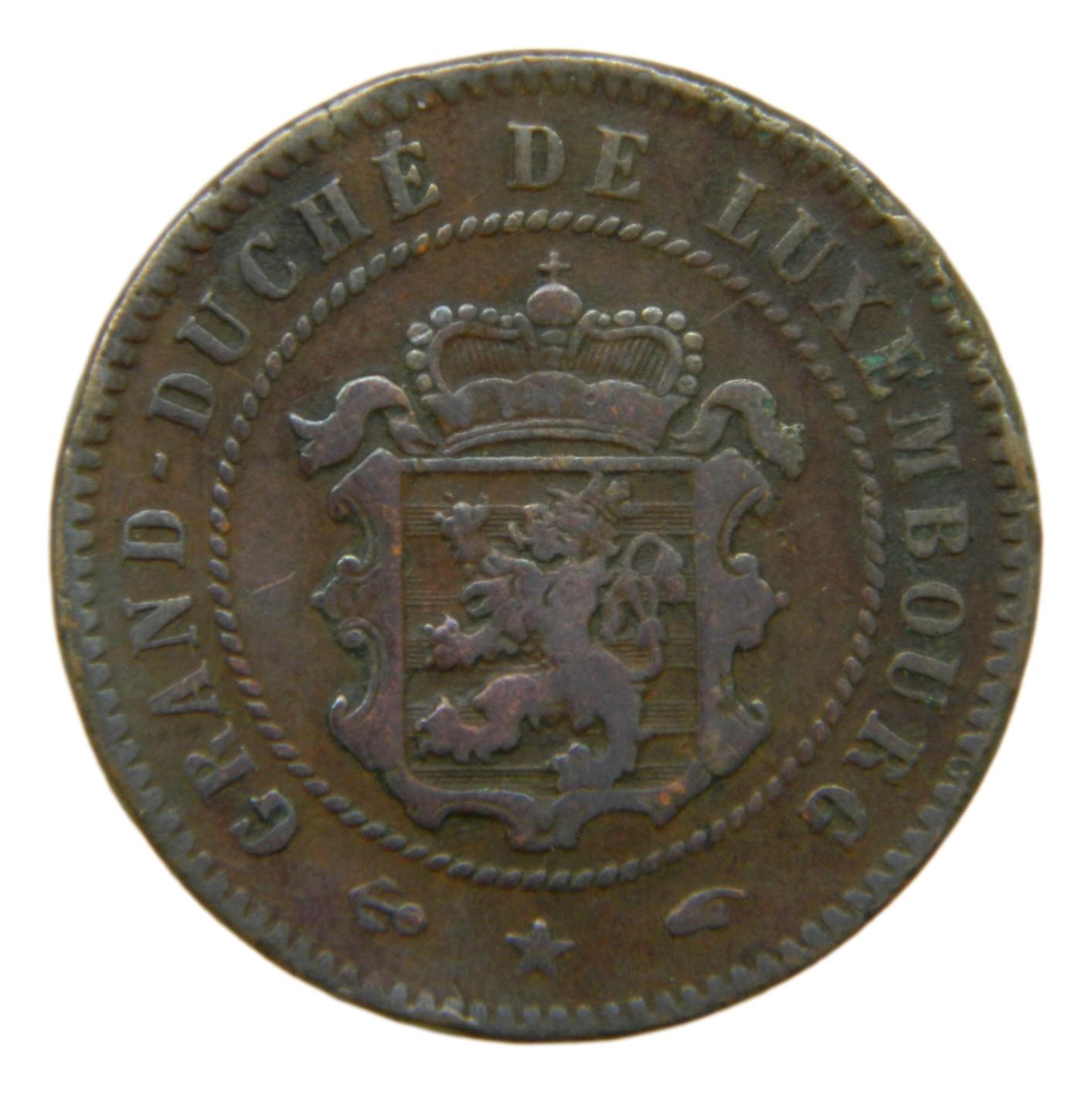 1860 A - LUXEMBURGO - 5 CENTIMES - S6