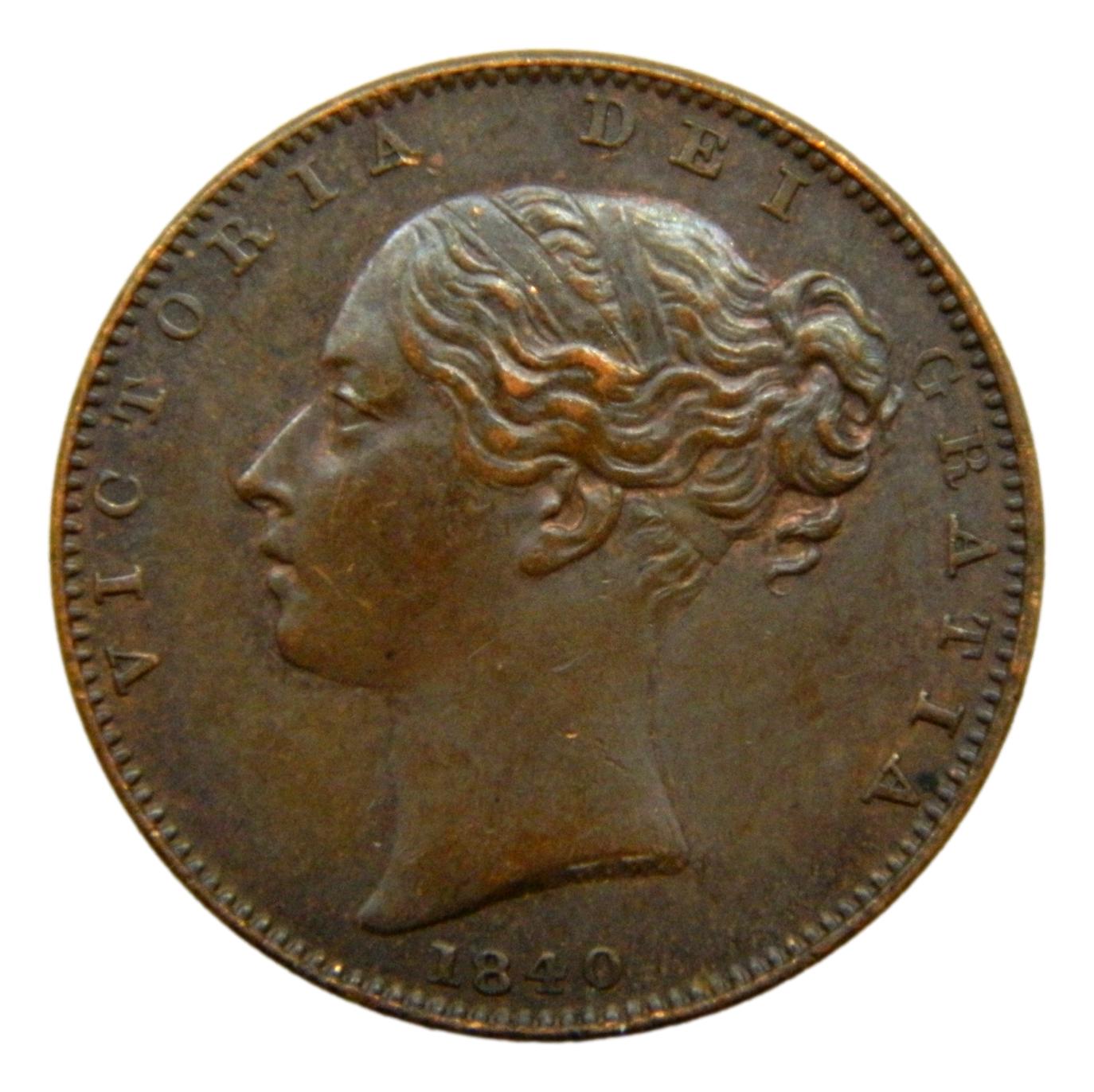 1840 - GRAN BRETAÑA - FARTHING - VICTORIA - S6