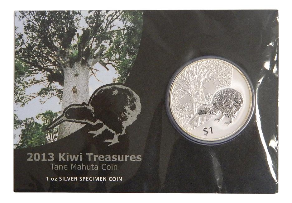 2013 - NUEVA ZELANDA - DOLAR - KIWI - PLATA