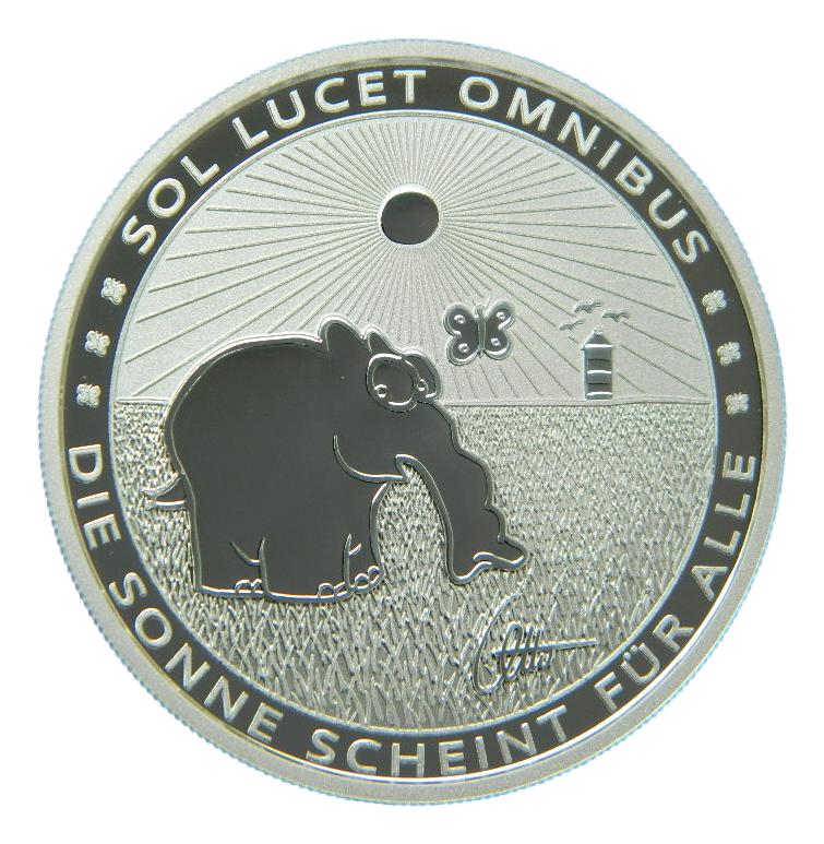 2021 - TUVALU - ONZA PLATA - DOLAR - ELEFANTE