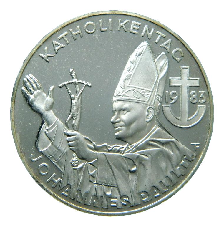 1983 - AUSTRIA - 500 SCHILLING - JUAN PABLO II - KM#2963