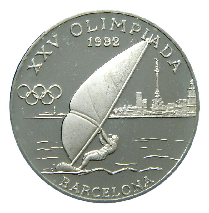 1989 - ANDORRA - 20 DINERS - WIND SURFER