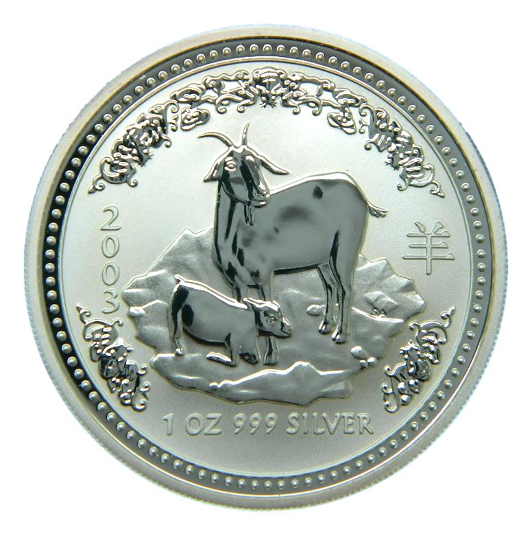 2003 - AUSTRALIA - CABRA - 1 ONZA PLATA