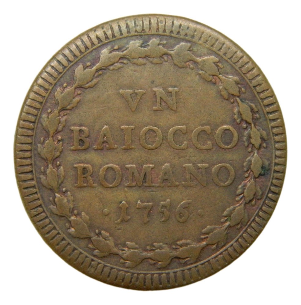 1756 - ESTADOS ITALIANOS - BAIOCCO - ESTADOS PAPALES - S6