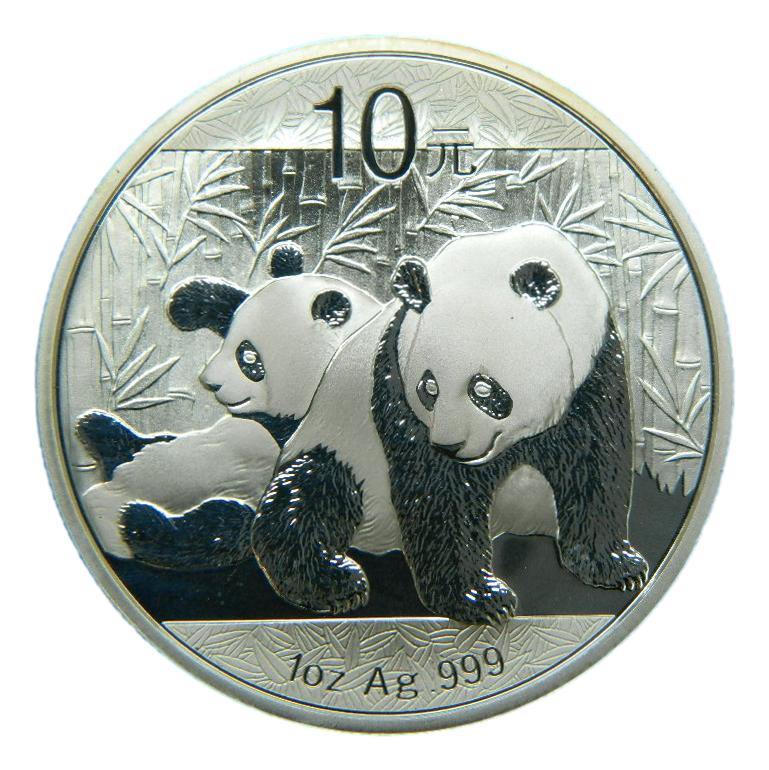 2010 - CHINA - 10 YUAN - PANDA - 1 ONZA 