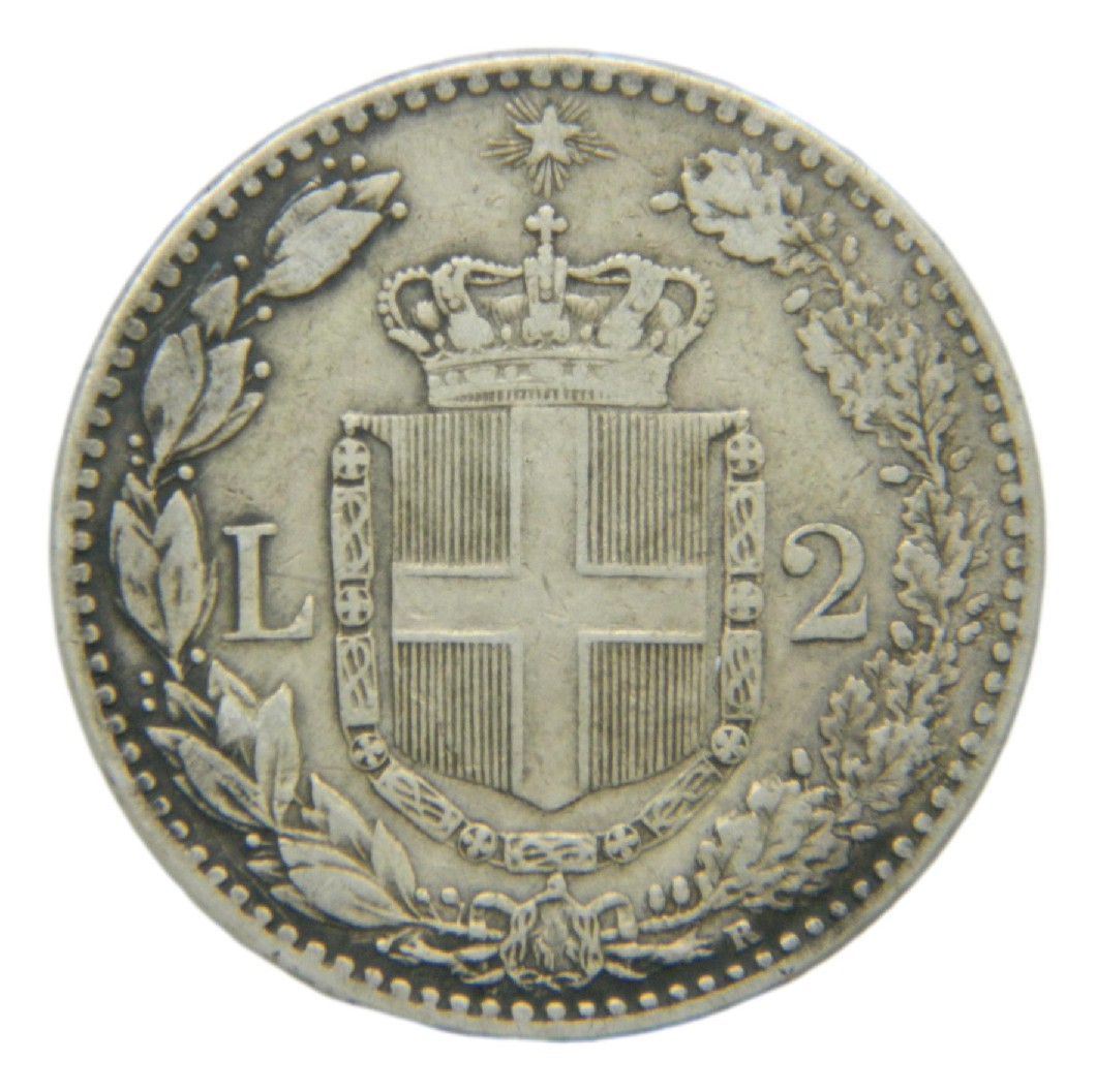 1898 R - ITALIA - 2 LIRE - UMBERTO I - S6