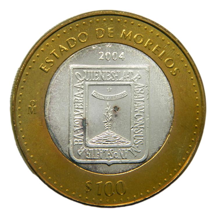 2004 - MEXICO - 100 PESOS - MORELOS