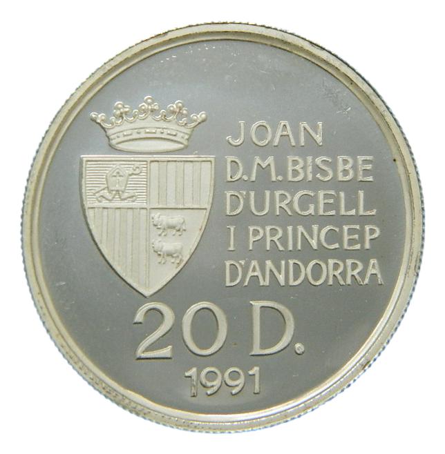 1991 - ANDORRA - 20 DINERS - CICLISTA