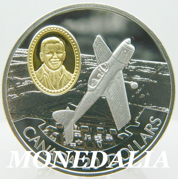 1995 - CANADA - 20 DOLARES - AVIACION - DHC-1 CHIPMUNK