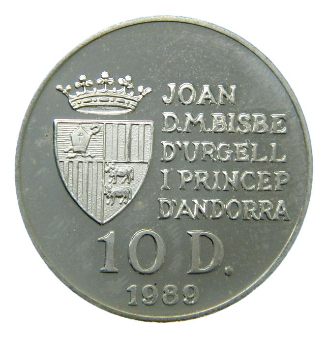 1989 - ANDORRA - 10 DINERS - FUTBOL