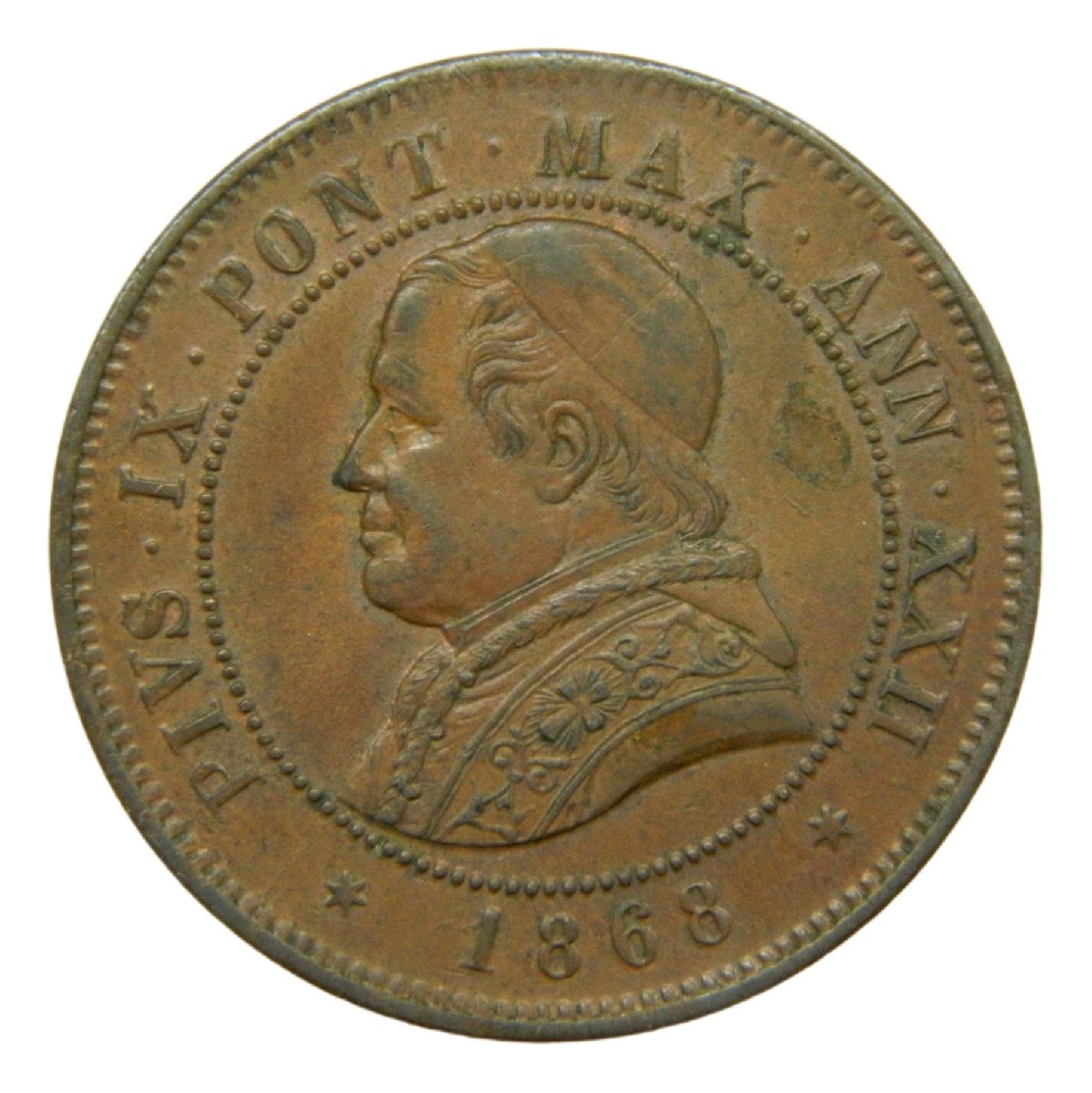 1868 - ESTADOS ITALIANOS - 4 SOLDI - ESTADOS PAPALES - S6