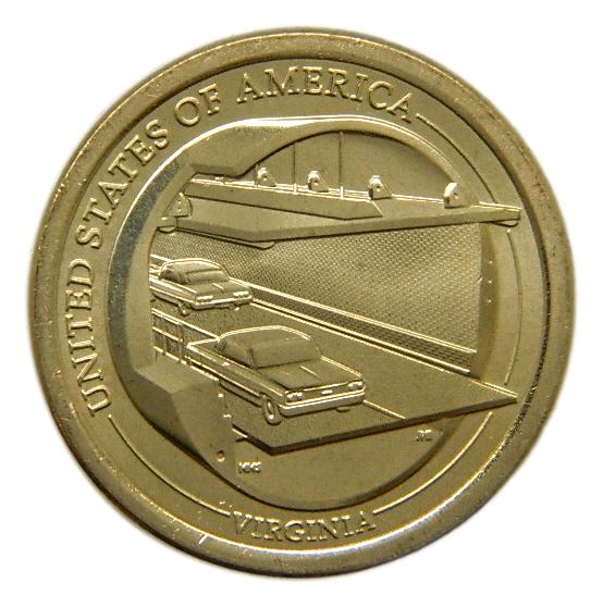 2021 - USA  - 1 DOLAR - CHESAPEAKE - VIRGINIA - INNOVATION - D