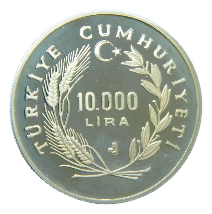 1988 - TURQUIA - 10000 LIRA - SUMMER OLYMPIC GMES