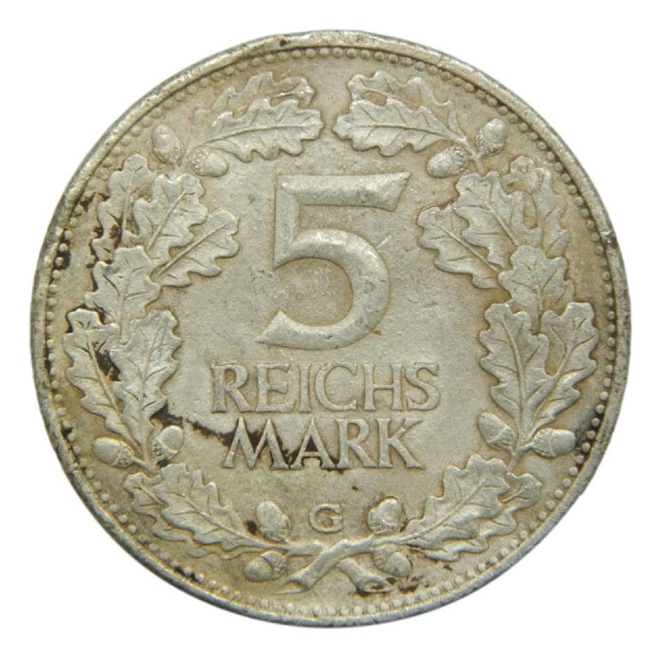 1925 G - ALEMANIA - 5 REICHSMARK - WEIMAR - S6