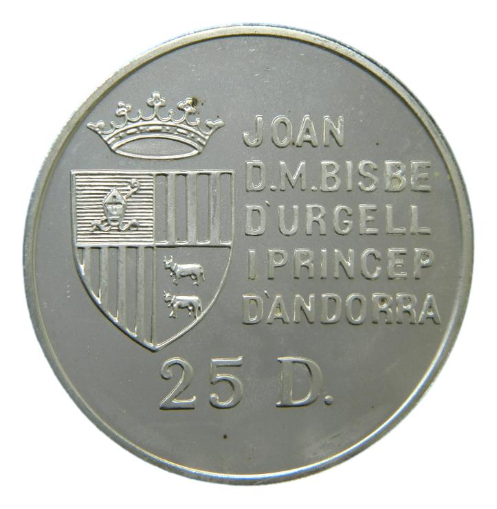 1991 - ANDORRA - 25 DINERS - CRUZ ROJA