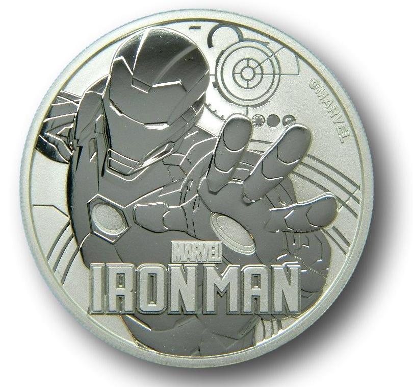 2018 - TUVALU - IRON MAN - MARVEL - 1 OZ