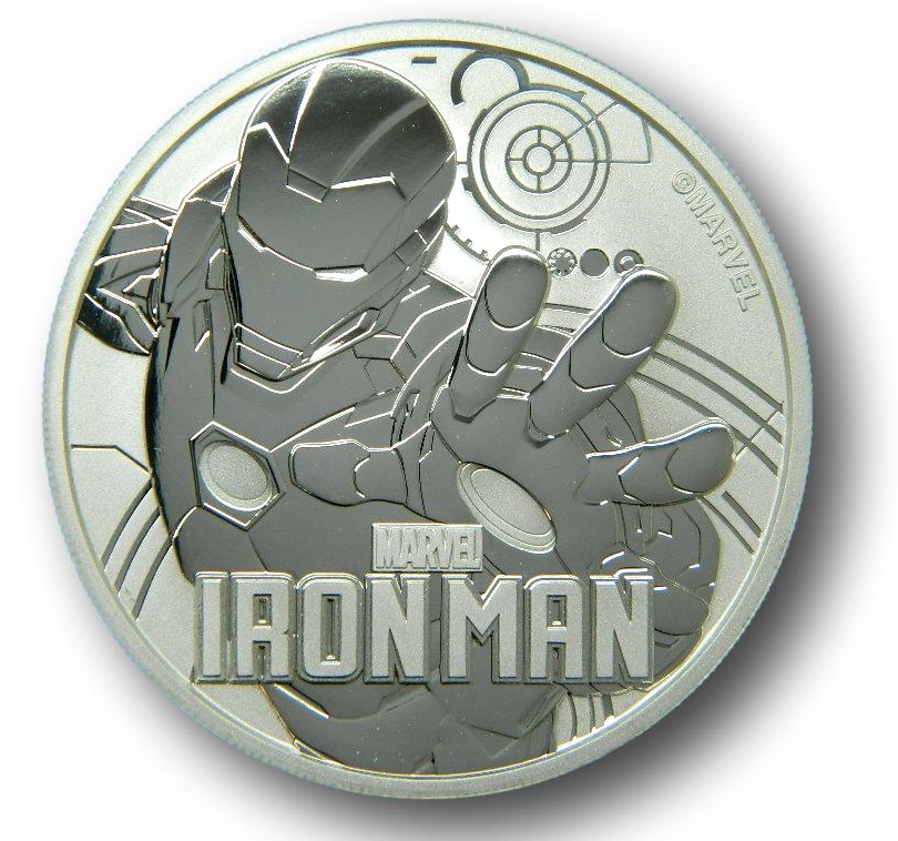 2018 - TUVALU - IRONMAN - MARVEL - 1 OZ