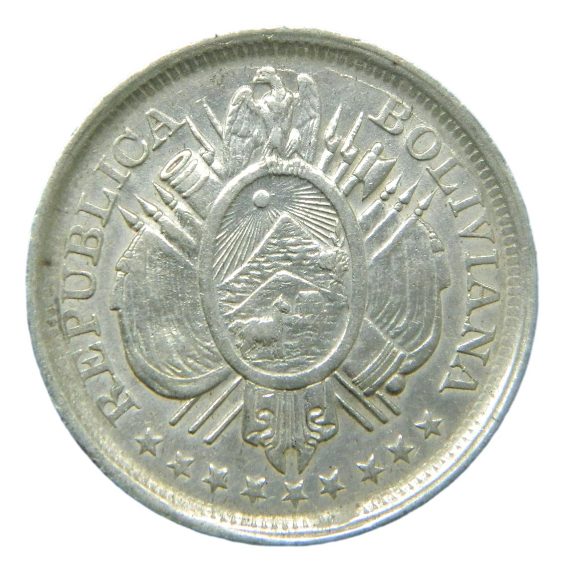 1894 ES - BOLIVIA - 50 CENTAVOS - POTOSI