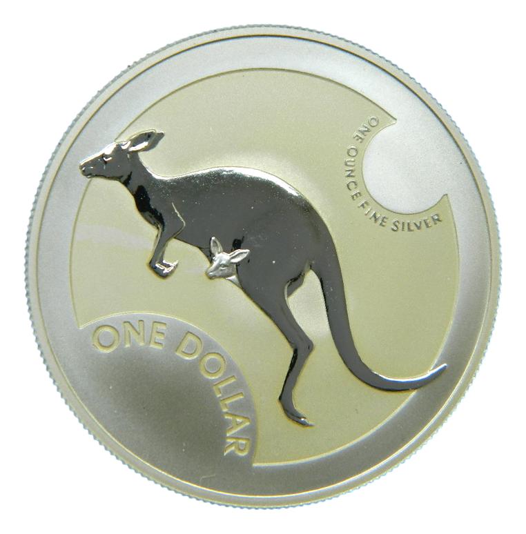 2006 - AUSTRALIA - ONZA PLATA FINA  - CANGURO