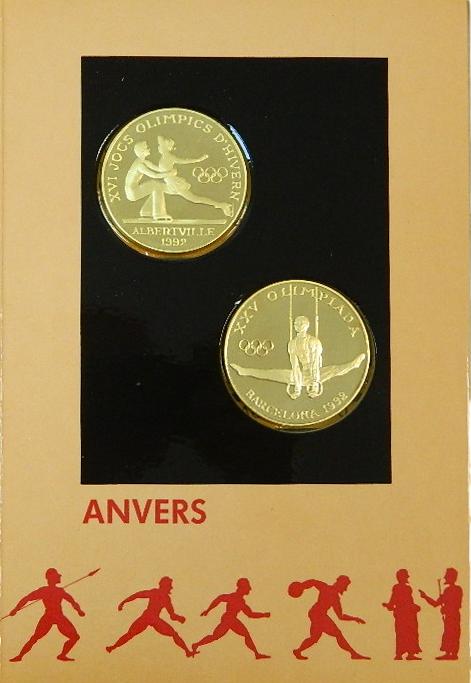 1988 - ANDORRA - SET DINERS - XXV OLIMPIADA