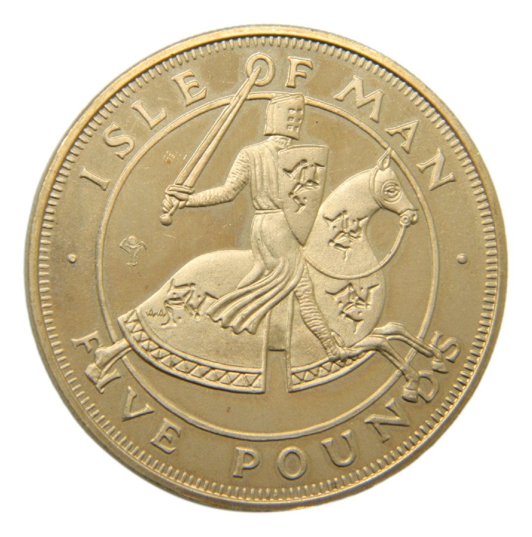 1985 AA - ISLA DE MAN - 5 POUNDS - SC - S6